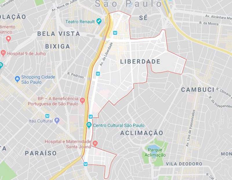 Bairro Liberdade São Paulo