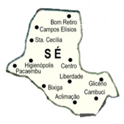 Mapa do Centro de SP Mapa do Centro de SP