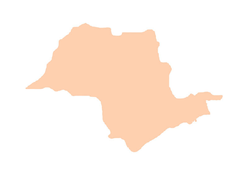 Mapa de São Paulo Desenho Mapa de São Paulo Desenho