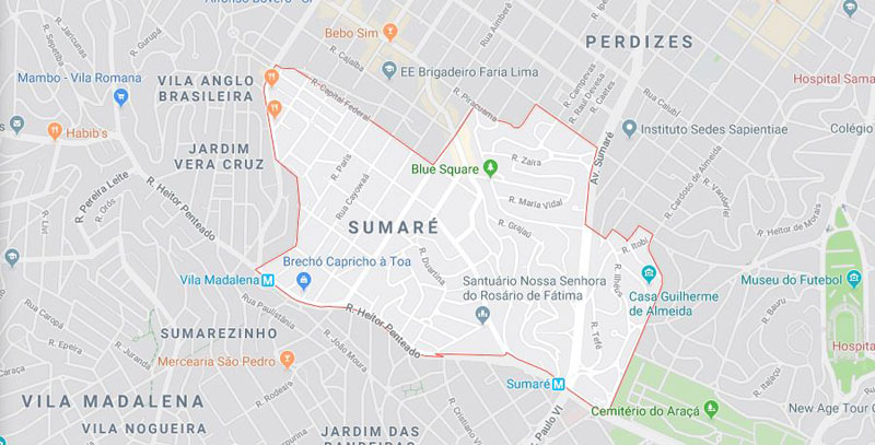 Bairro Sumaré SP