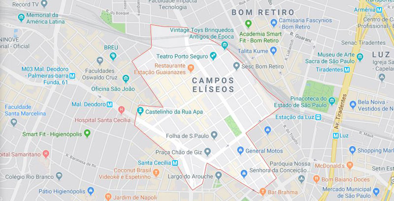 Bairro Campos Elíseos SP