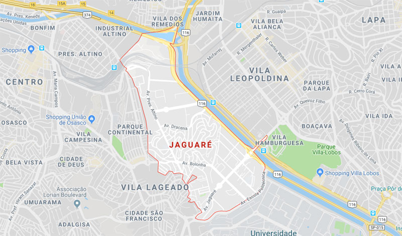 Bairro Jaguaré SP