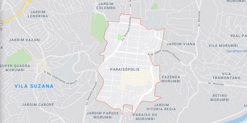 Bairro Paraisópolis SP