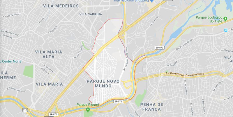 Bairro Parque Novo Mundo SP