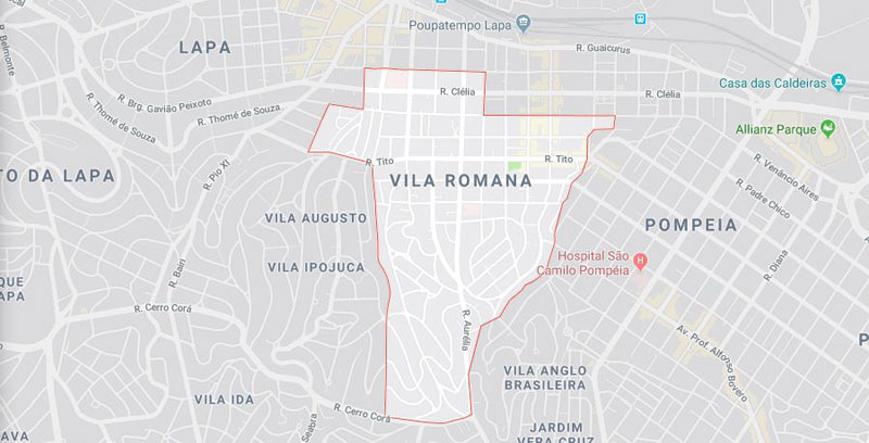 Bairro Vila Romana SP